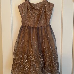 Gold Short Dress